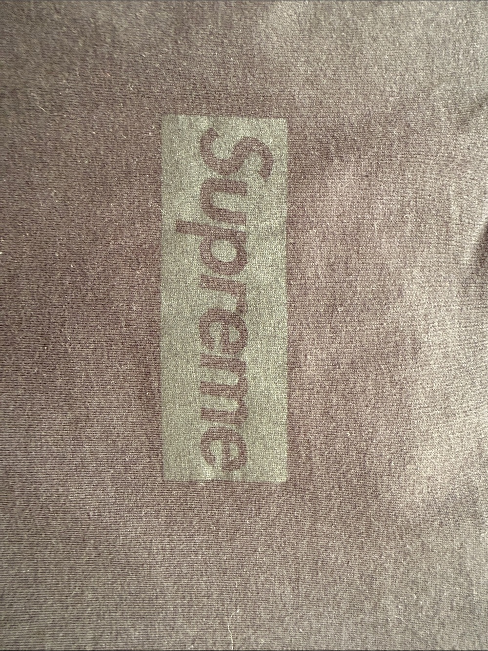 Supreme Black Subtle Box Logo Short Sleeve Tee - Picture 4 of 5